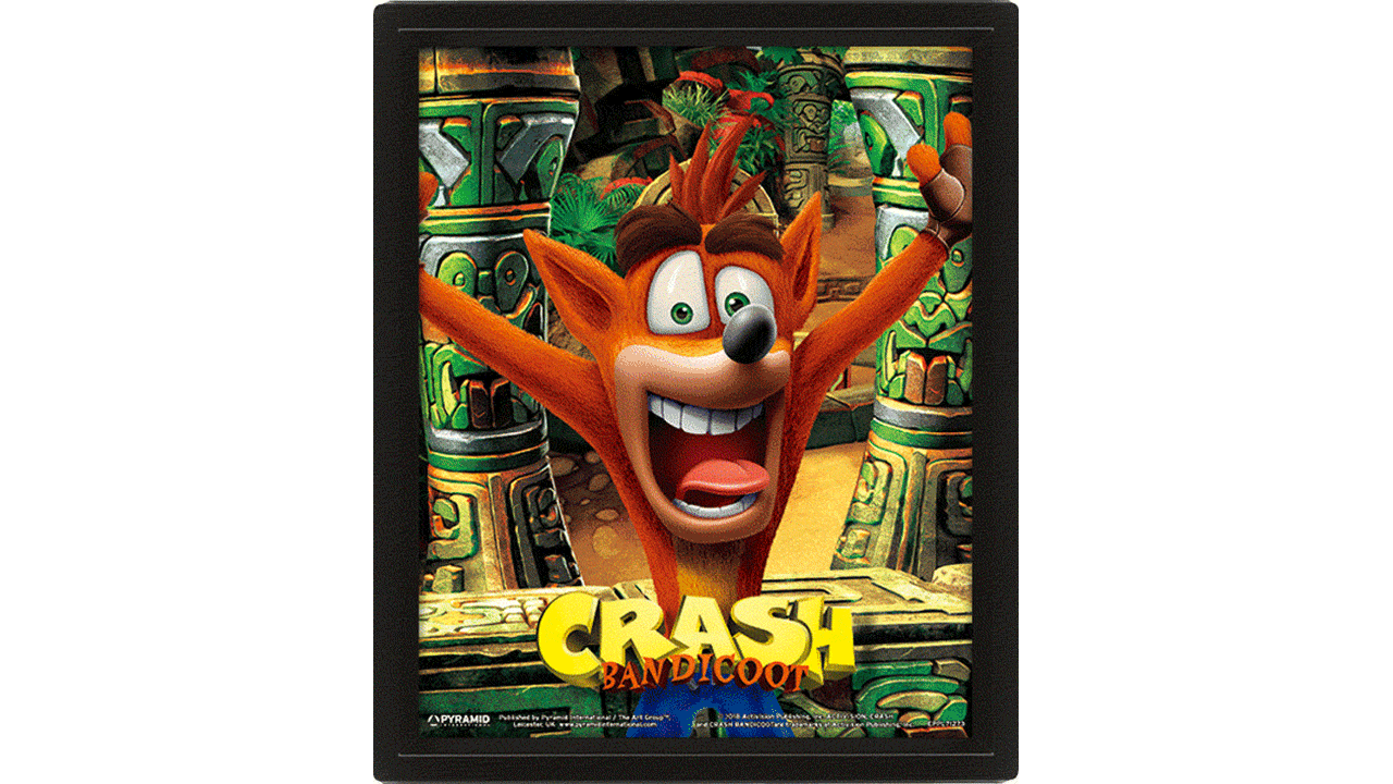 Cuadro 3D Crash Bandicoot-0