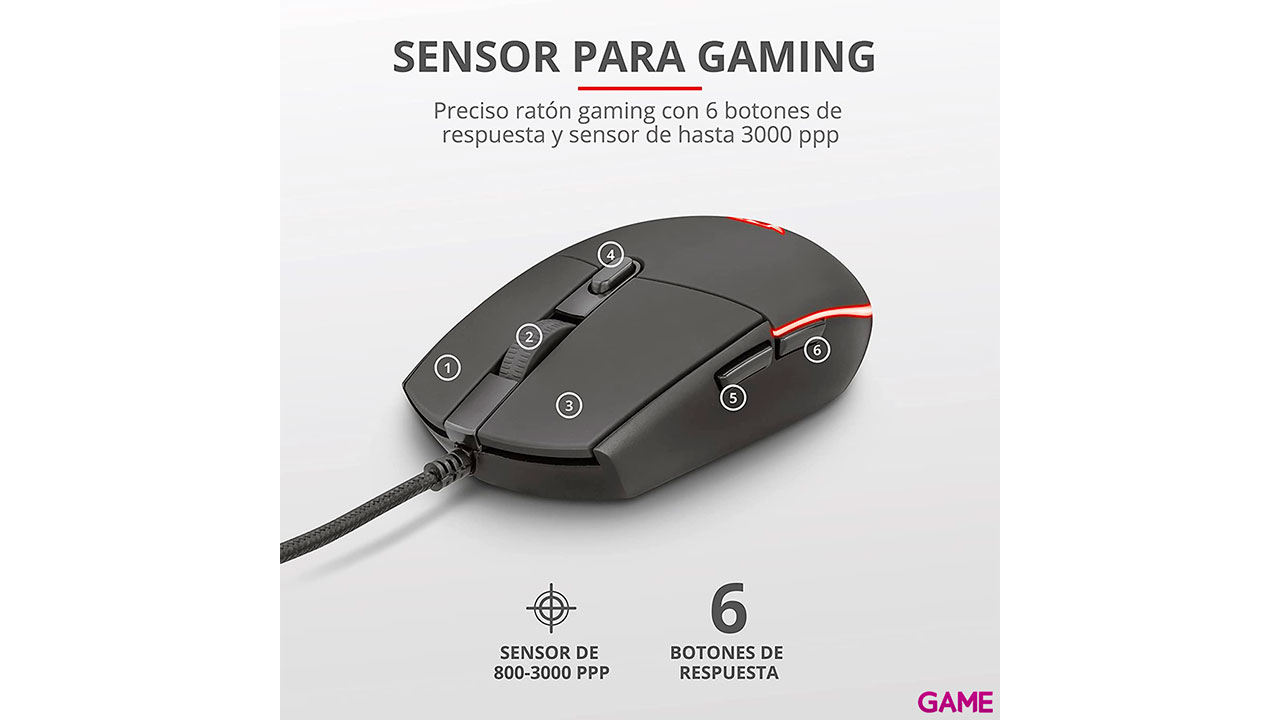 Trust GXT 838 Azor Teclado+Ratón LED Multicolor - Pack Gaming-0