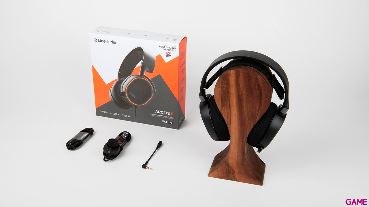 SteelSeries Arctis 5 Negro (2019 Edition) RGB PC-PS4-PS5-MOVIL - Auriculares Gaming-1