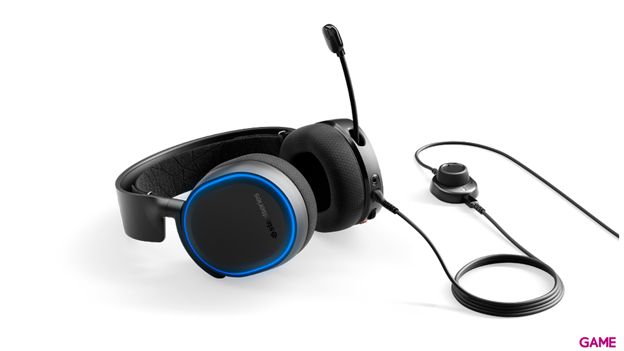 SteelSeries Arctis 5 Negro (2019 Edition) RGB PC-PS4-PS5-MOVIL - Auriculares Gaming-2