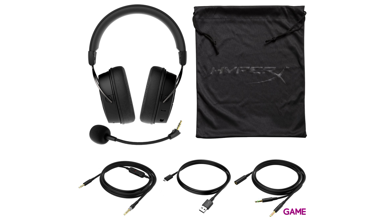 HyperX Cloud MIX Bluetooh Wireless  PC-PS4-PS5-XBOX-SWITCH-MOVIL - Auriculares Gaming Inalámbricos-3