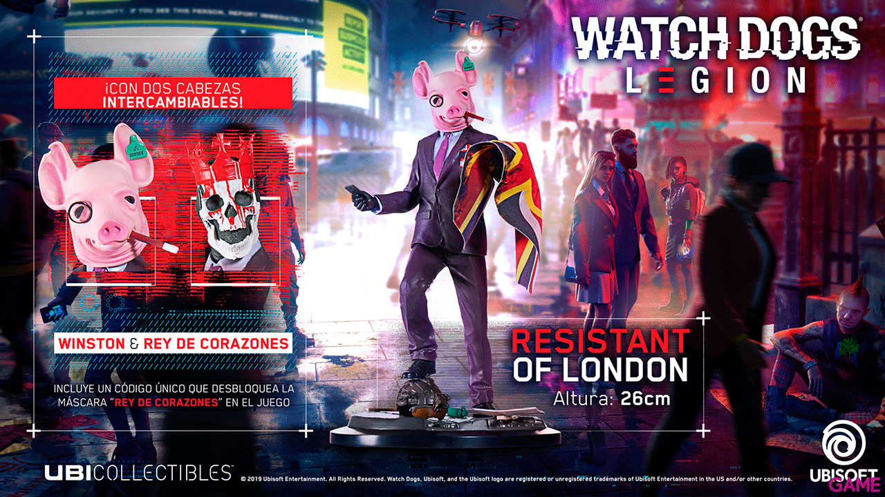 Watch Dogs Legion Ultimate Edition + figura Resistant of London-1