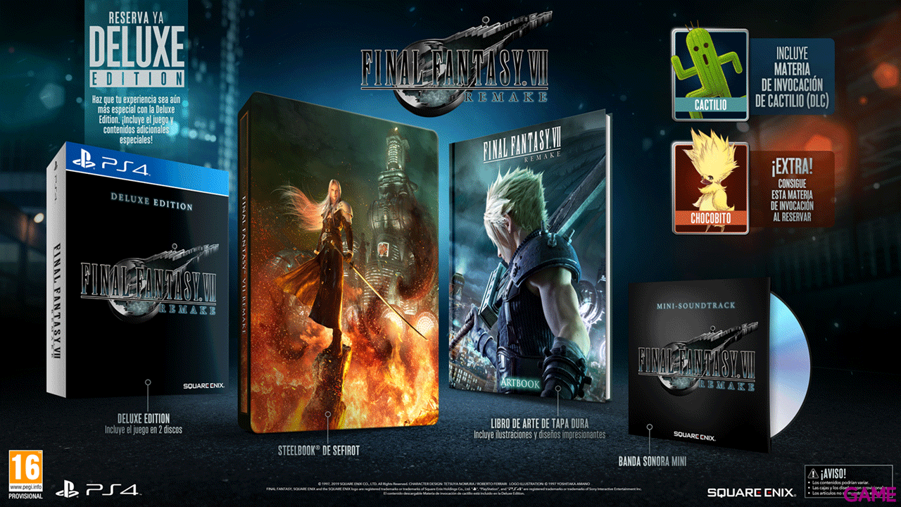 Final Fantasy VII Remake - Deluxe Edition-0