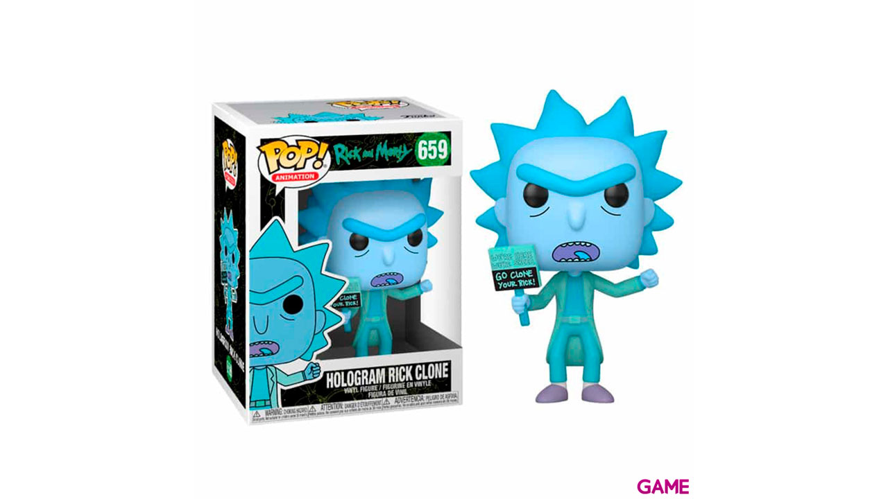 Figura POP Rick y Morty: Hologram Rick-0