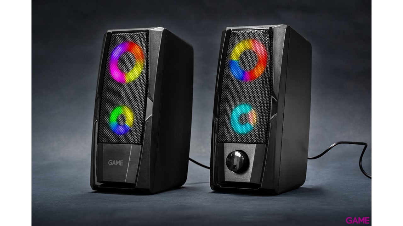 GAME SP200 2.0 RGB Speaker - Altavoces-1