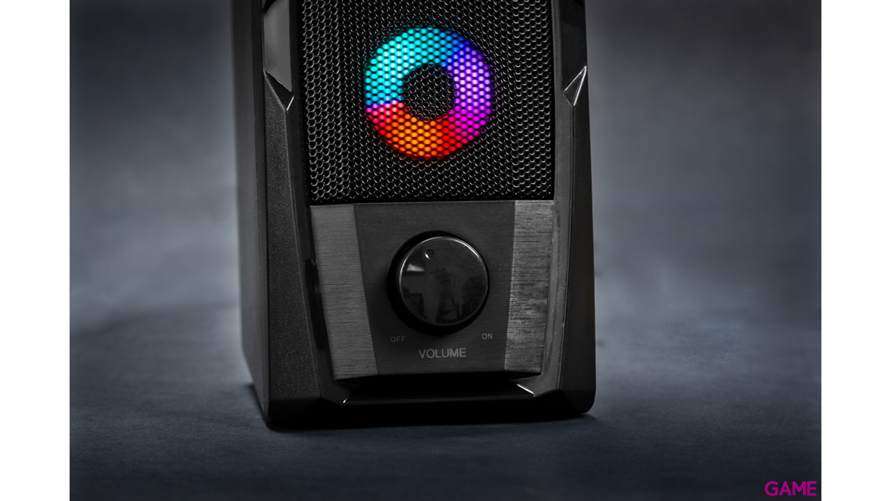 GAME SP200 2.0 RGB Speaker - Altavoces-4