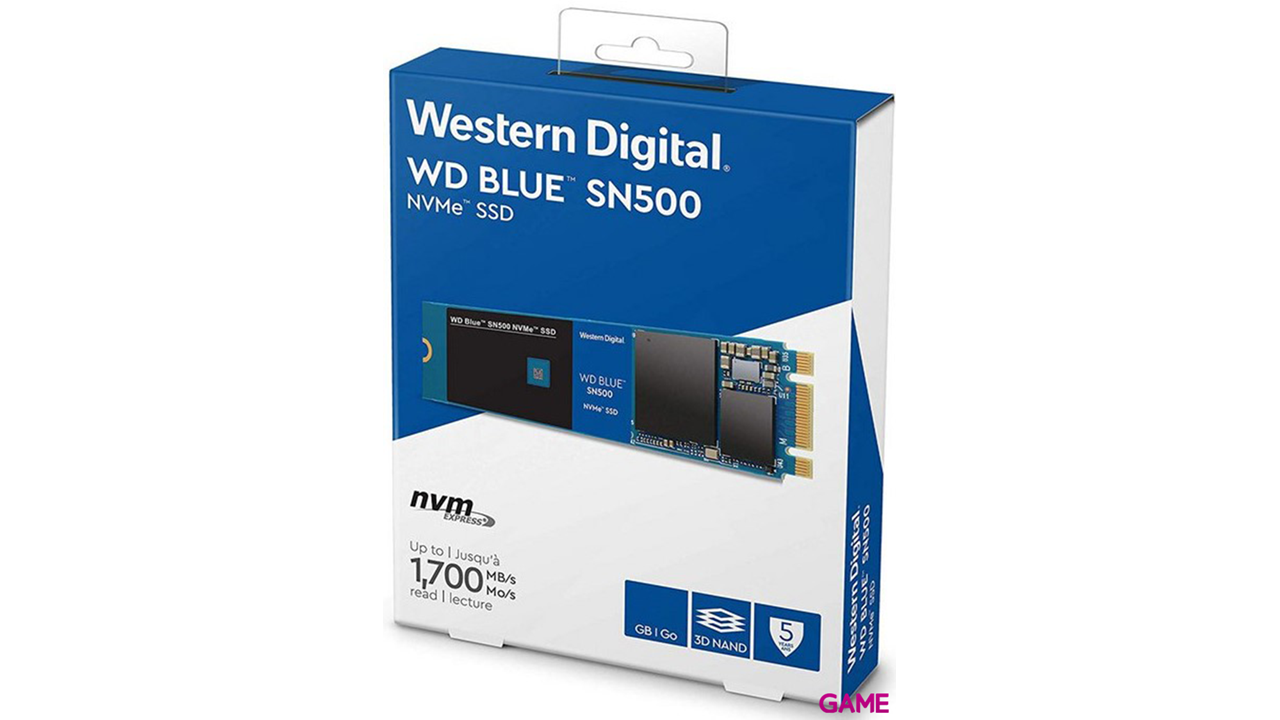 WD Blue SN500 250GB M.2 2280 NVMe SSD - Disco Duro Interno-3