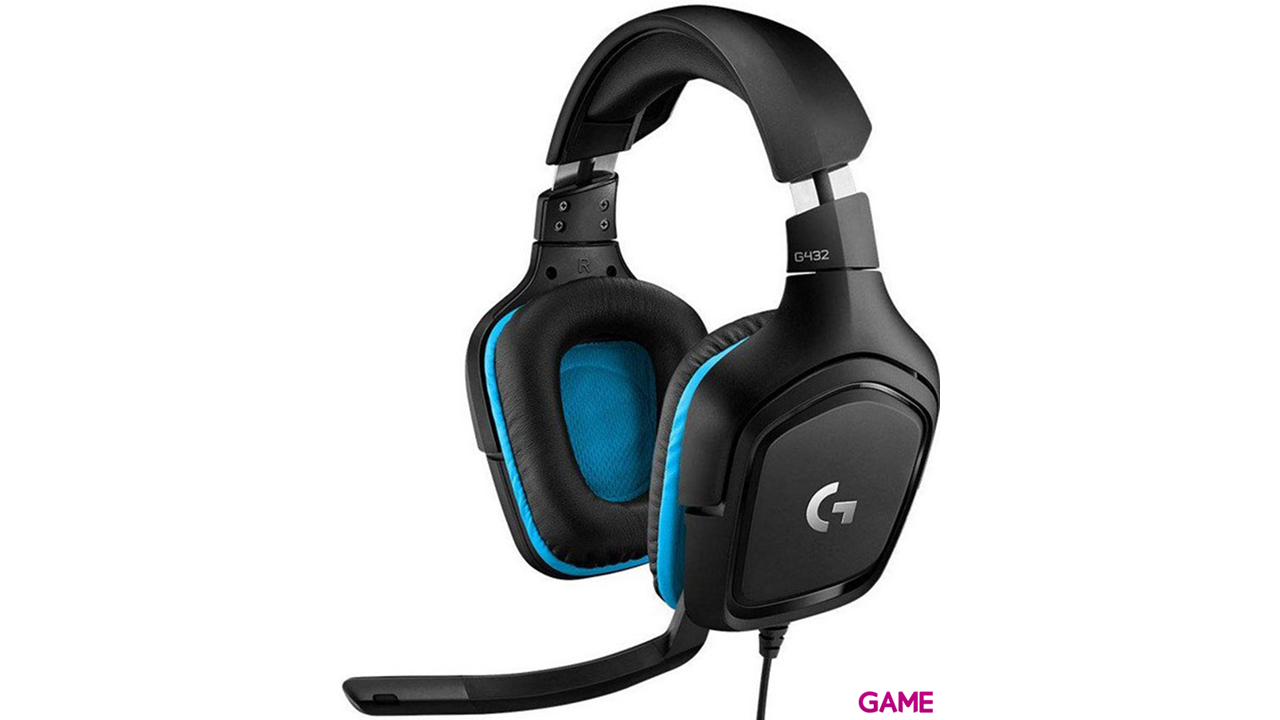 Logitech G432 7.1 PC-PS4-PS5-XBOX-SWITCH-MOVIL - Auriculares Gaming-0