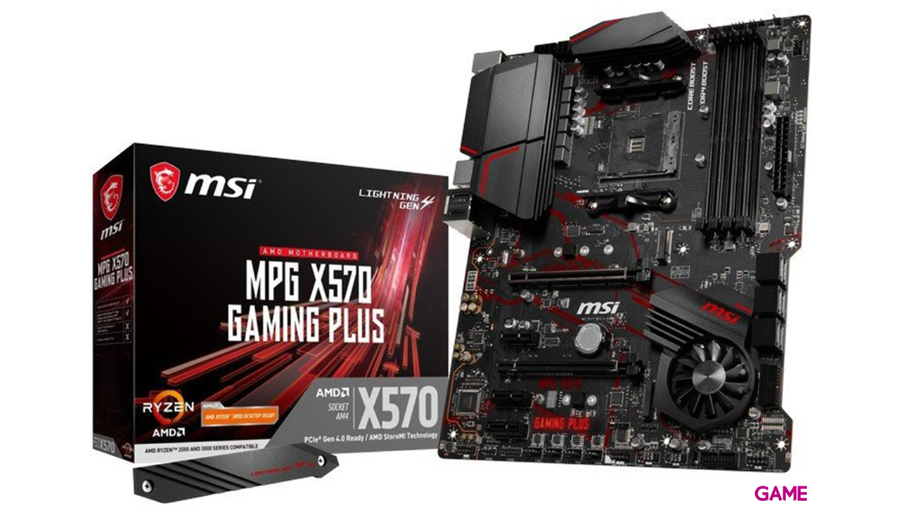 MSI MPG X570 Gaming PLUS ATX AM4 - Placa Base-0