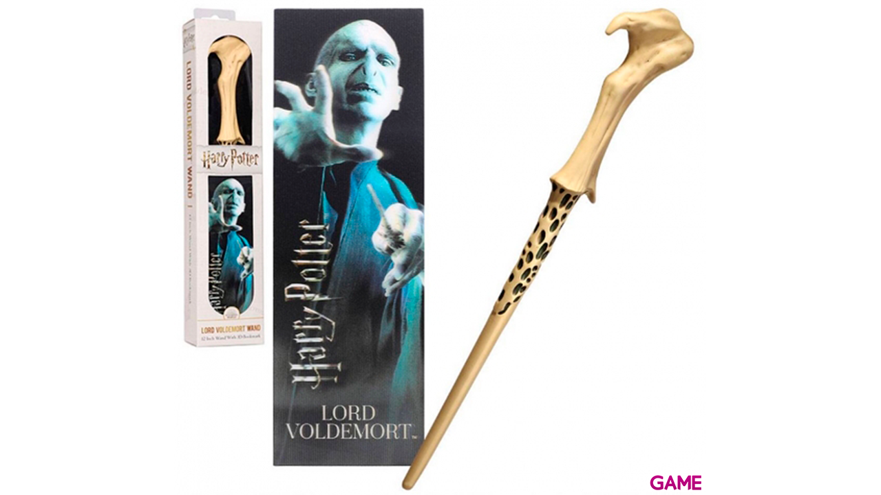 Varita y Marcapáginas 3D Lord Voldemort-0