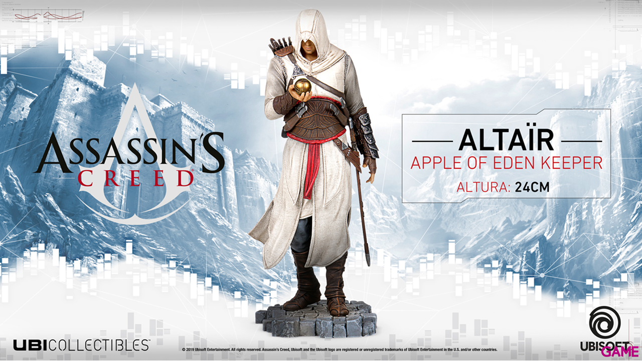 Figura Assassin Altaïr Apple of Eden Keeper-0