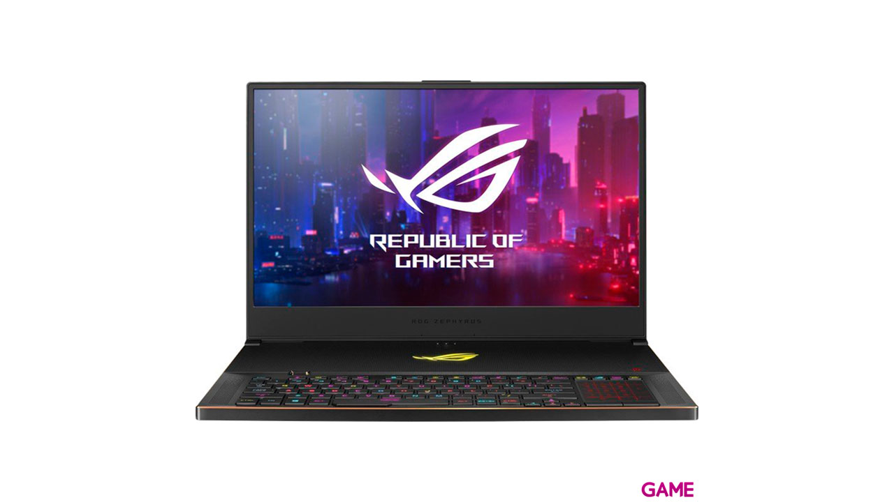 ASUS ROG Zephyrus S GX701GXR-EV007T - i7-9750H - RTX 2080 - 32GB - 1TB SSD - 17,3´´ - W10 - Ordenador Portátil Gaming-0