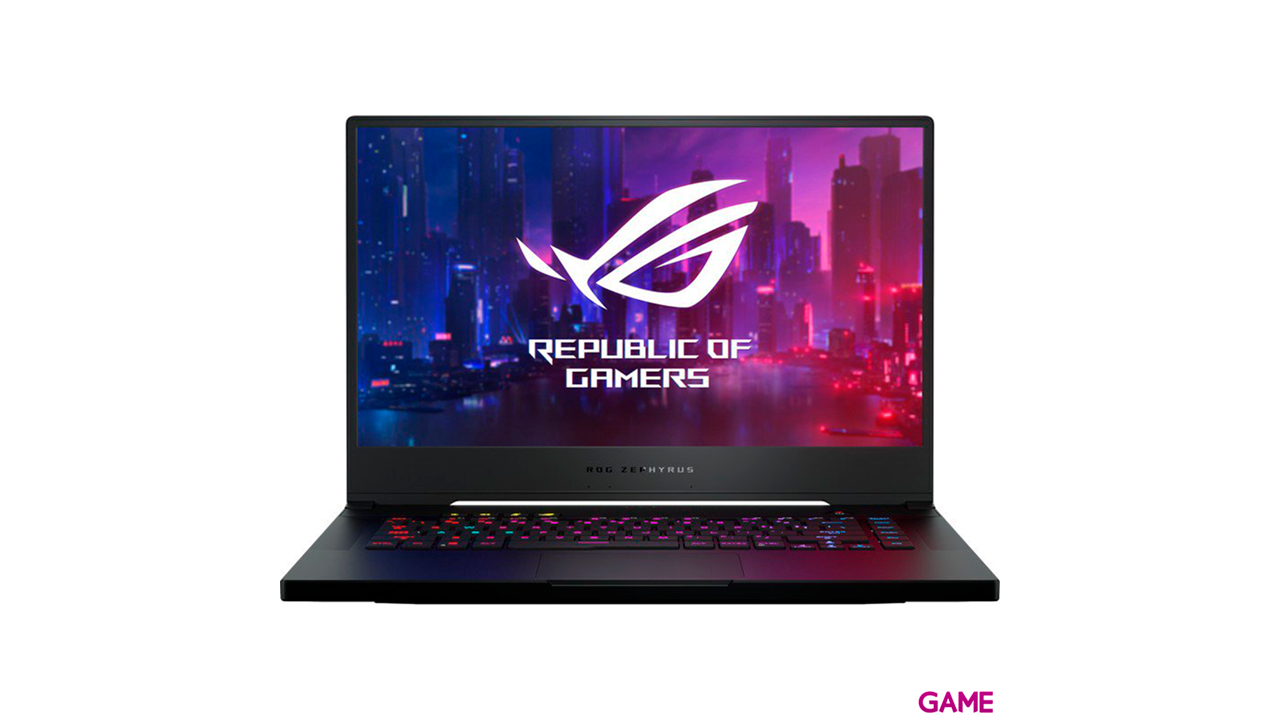 ASUS ROG Zephyrus S GX502GW-ES006T - i7-9750H - RTX 2070 8GB - 16GB - 1TB SSD - 15,6´´ - W10 - Ordenador Portátil Gaming-0