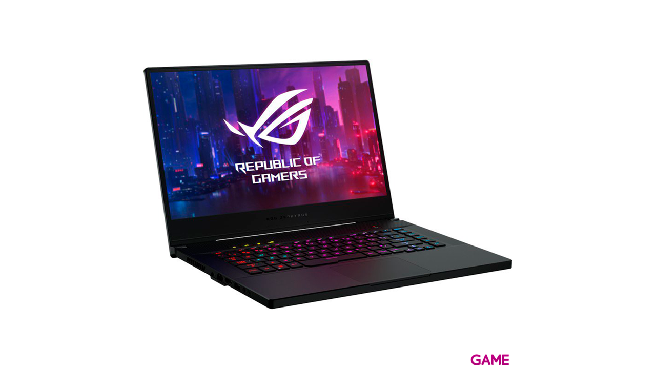 ASUS ROG Zephyrus S GX502GW-ES006T - i7-9750H - RTX 2070 8GB - 16GB - 1TB SSD - 15,6´´ - W10 - Ordenador Portátil Gaming-2