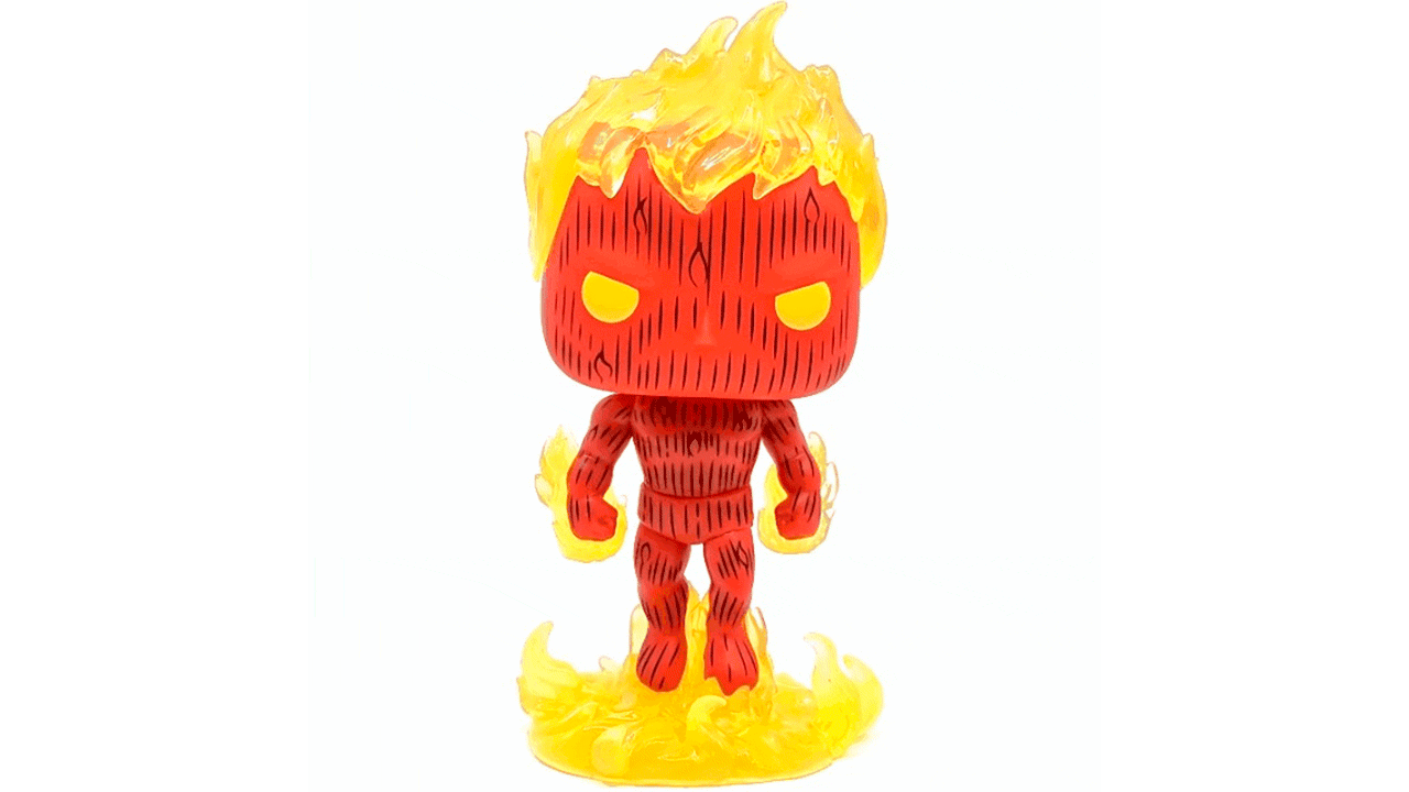 Figura POP Cuatro Fantásticos: Antorcha Humana-0