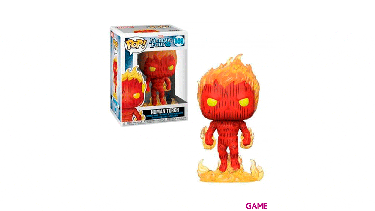 Figura POP Cuatro Fantásticos: Antorcha Humana-1