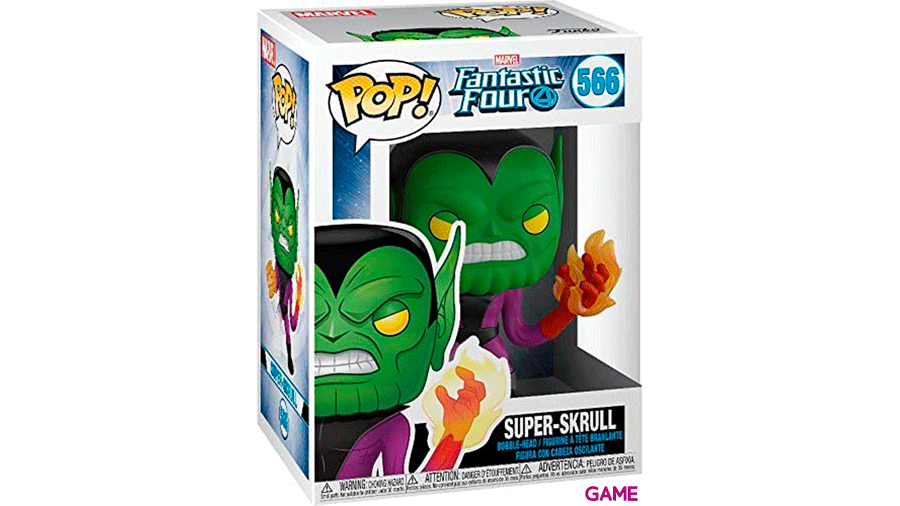 Figura POP Cuatro Fantásticos: Super Skrull-1