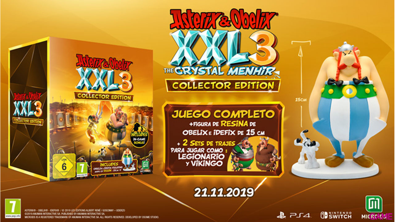 Asterix y Obelix XXL 3 The Crystal Menhir Collector Edition-0