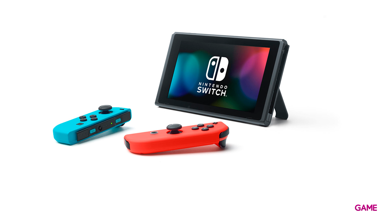 Nintendo Switch Azul Neon Rojo Neon-1
