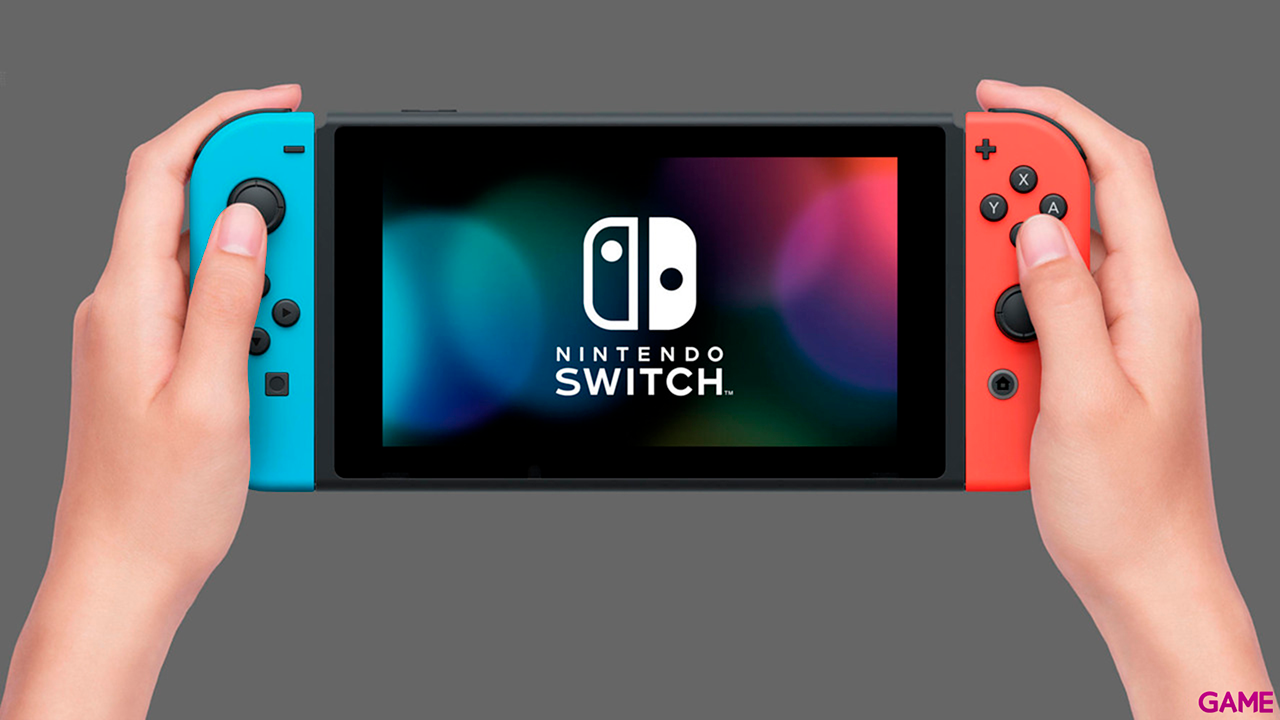 Nintendo Switch Azul Neon Rojo Neon-4