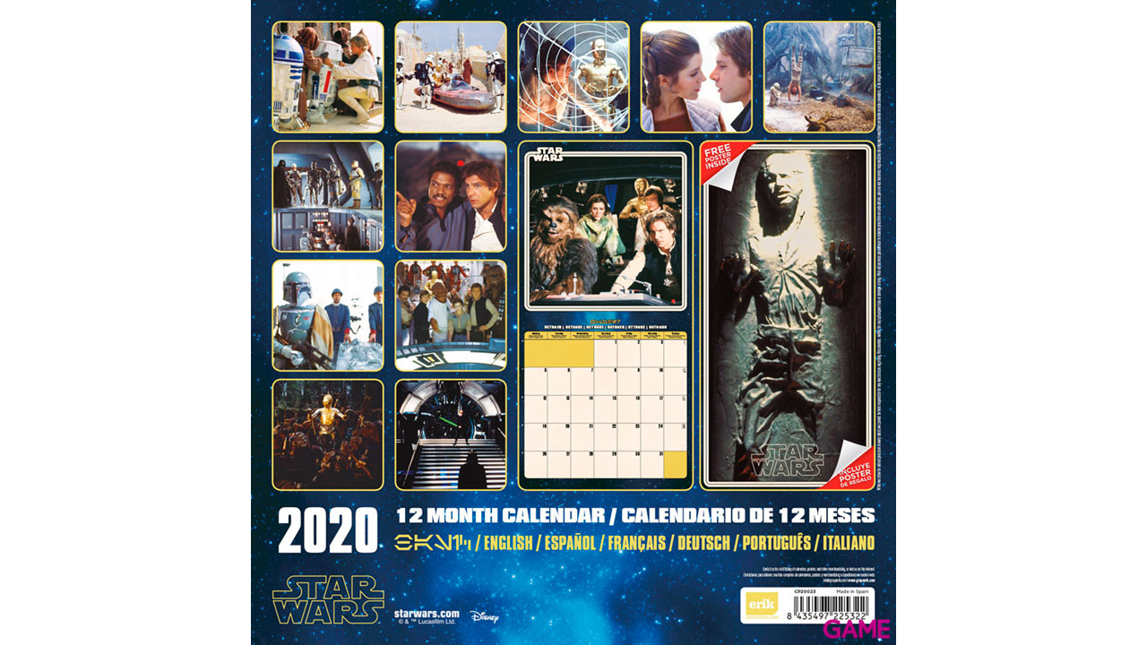 Calendario 2020 Star Wars Classic-1