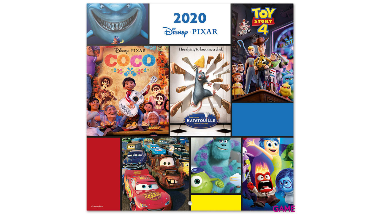Calendario 2020 Pixar Movies-0