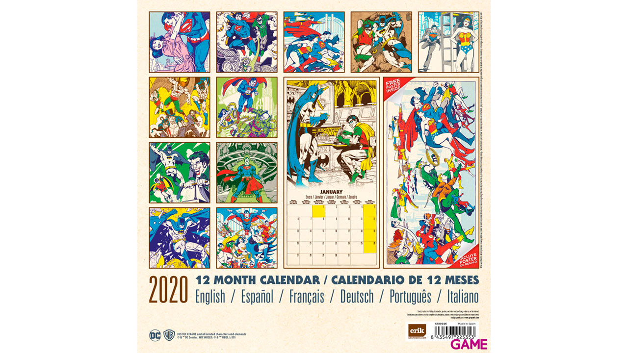Calendario 2020 DC Originals-1