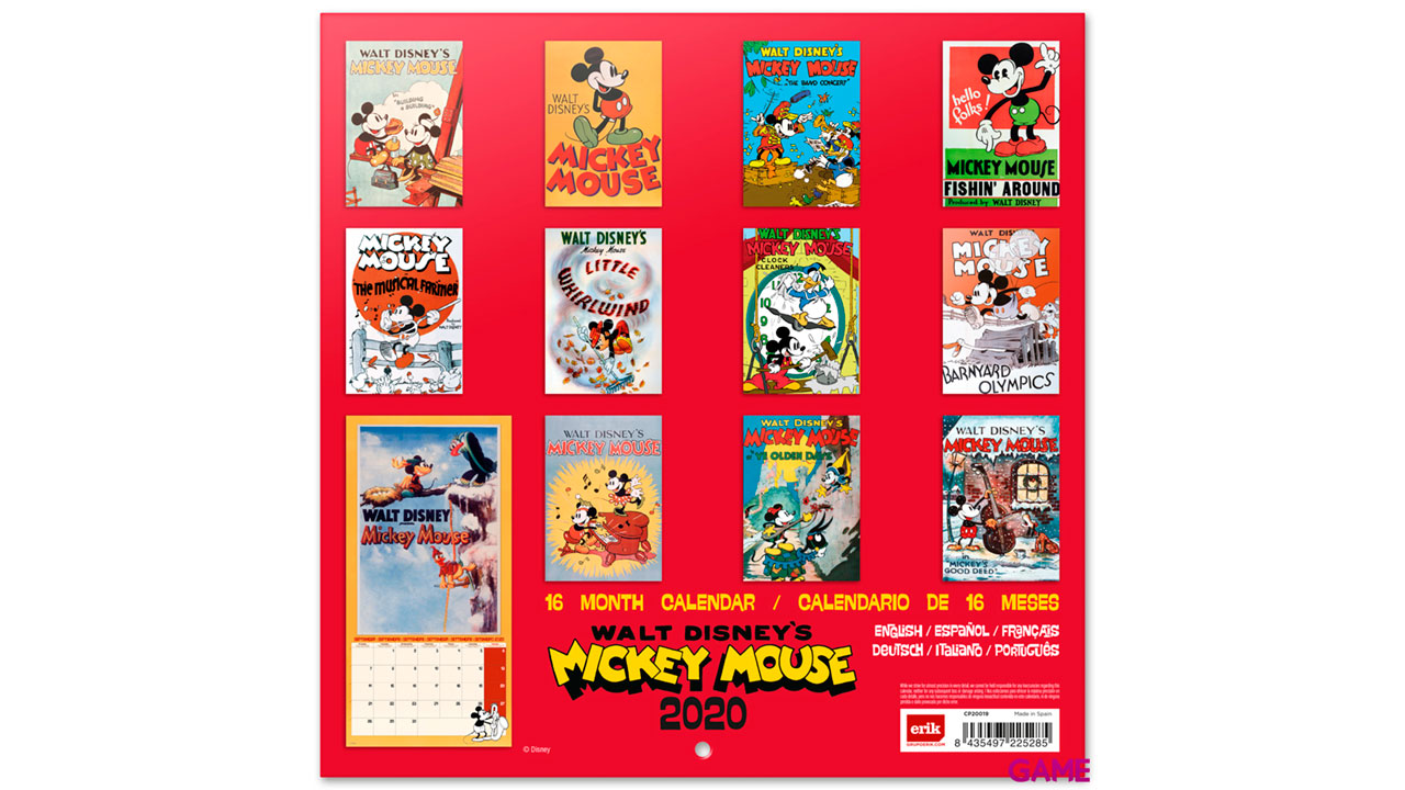 Calendario 2020 Mickey Mouse-1