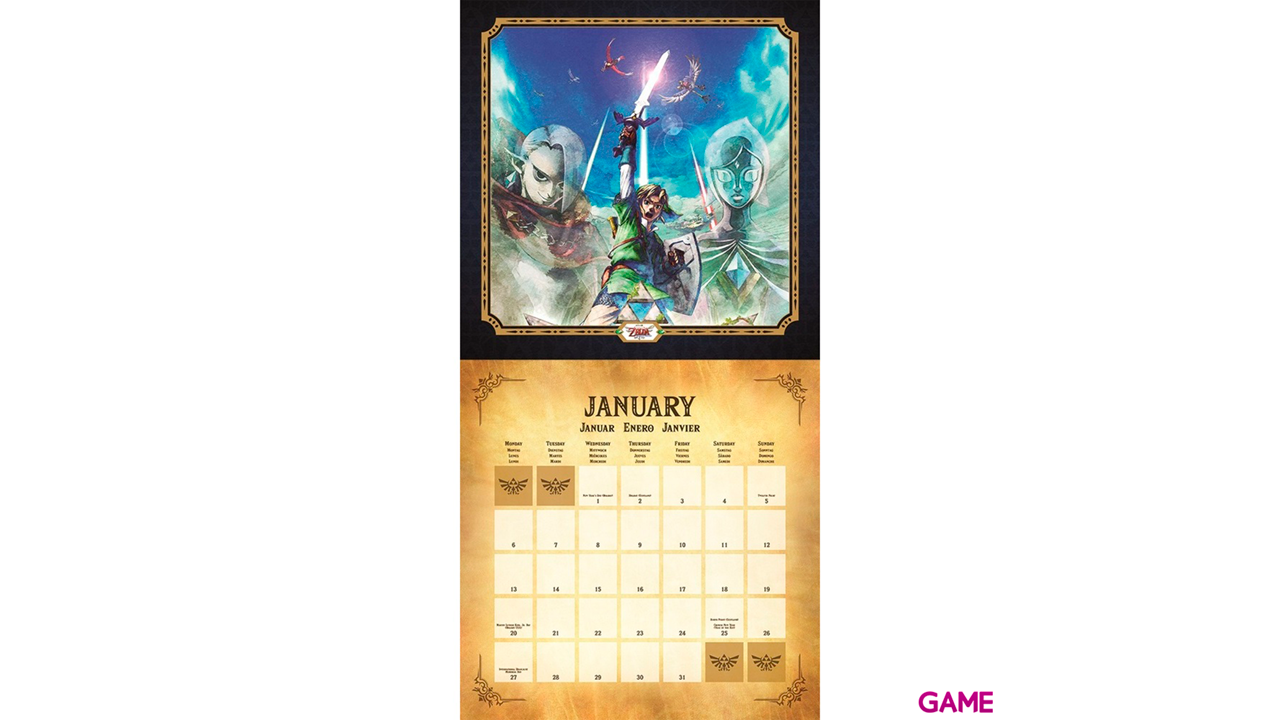 Calendario 2020 The Legend of Zelda-2