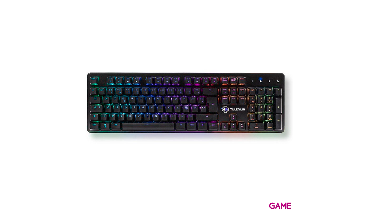 MILLENIUM Touch 2 Mecánico Switch Red RGB - Teclado Gaming