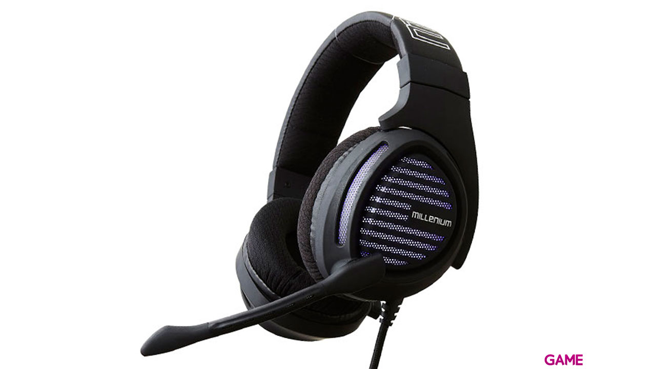 MILLENIUM MH2 Advanced Headset 7.1 LED Morado PC-PS4-PS5 - Auriculares Gaming-0
