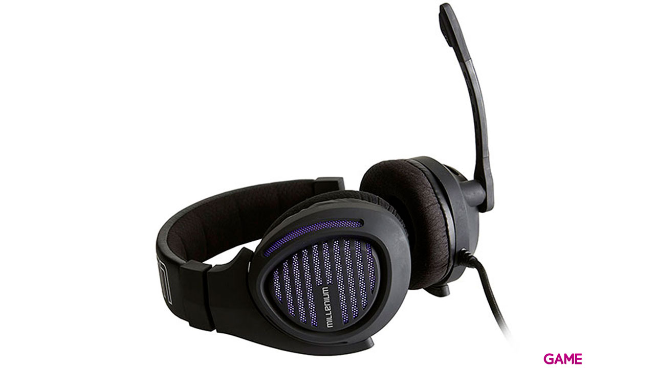 MILLENIUM MH2 Advanced Headset 7.1 LED Morado PC-PS4-PS5 - Auriculares Gaming-6