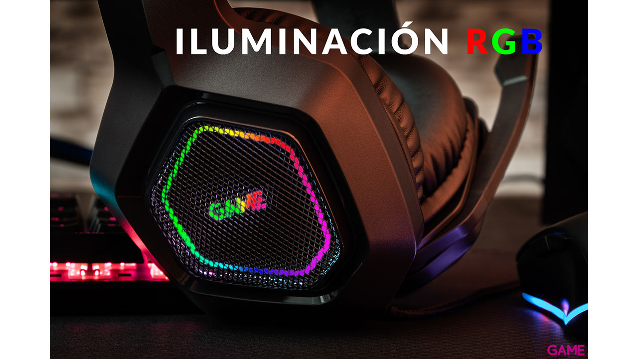 GAME HX420 RGB  Pro Gaming Headset PC-PS5-PS4-XBOX-SWITCH-MOVIL - Auriculares Gaming-1