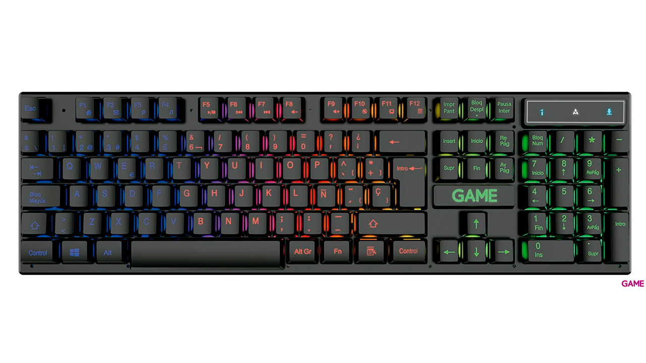 GAME KX220 RGB Rainbow Gaming Keyboard - Teclado Gaming-0