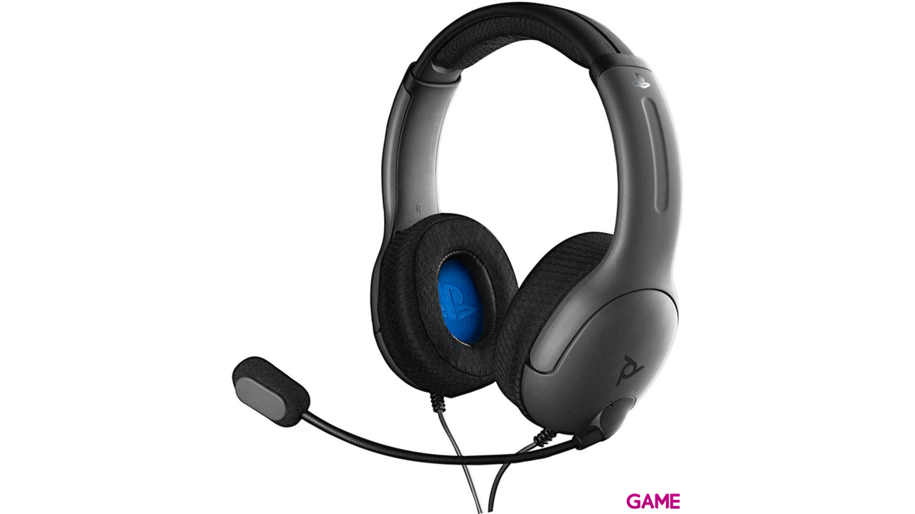 Auriculares PDP LVL40 Gris PS4-PS5 -Licencia oficial--0