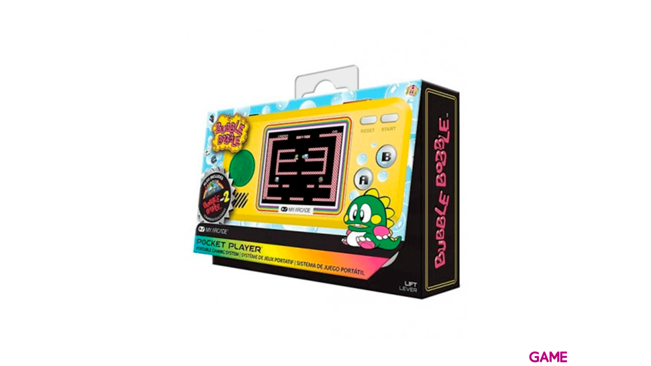 Consola Retro My Arcade Bubble Boble Portátil (3 juegos)-0