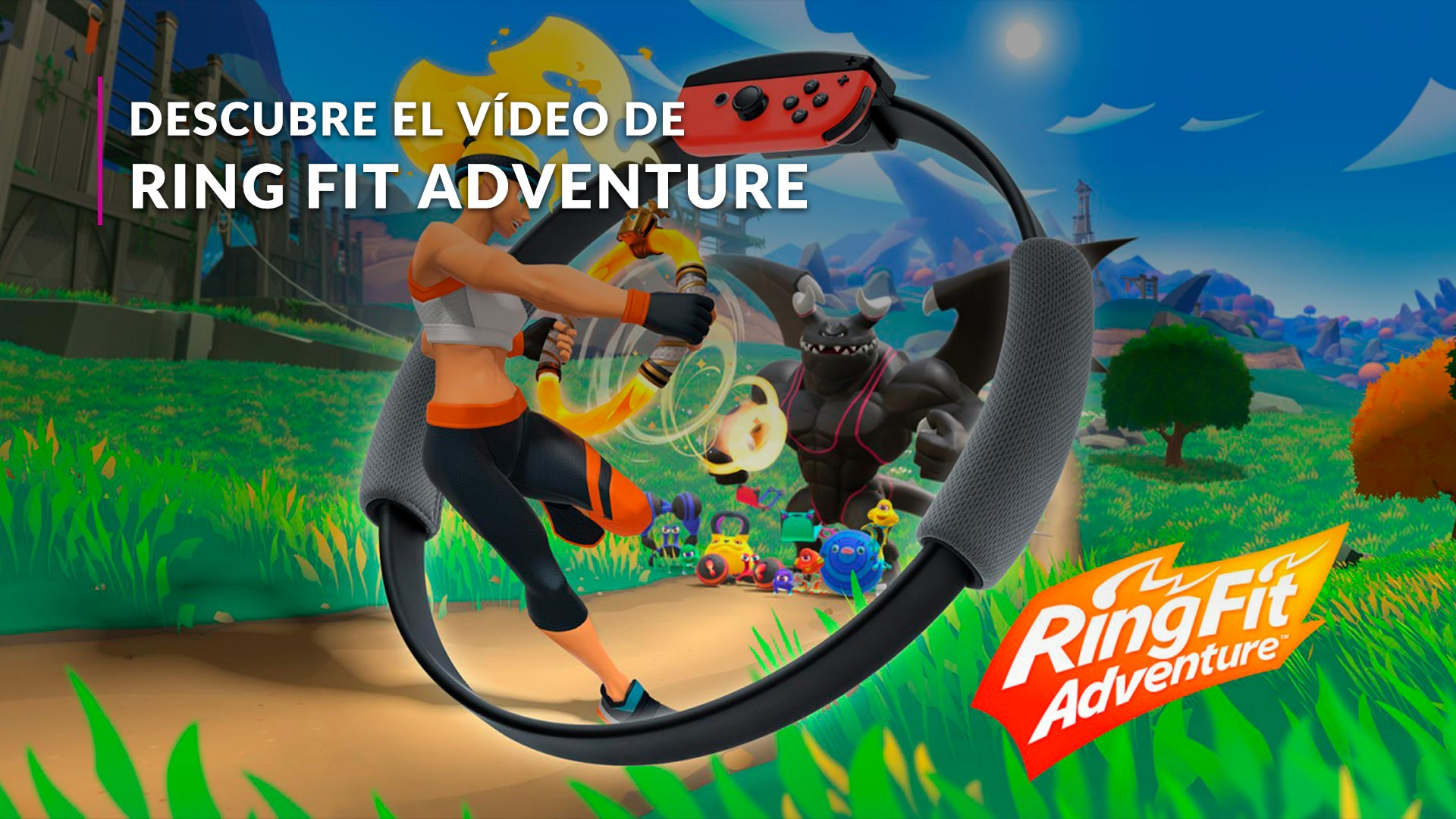 Ring Fit Adventure - Standard Edition - Nintendo Switch : :  Videojuegos