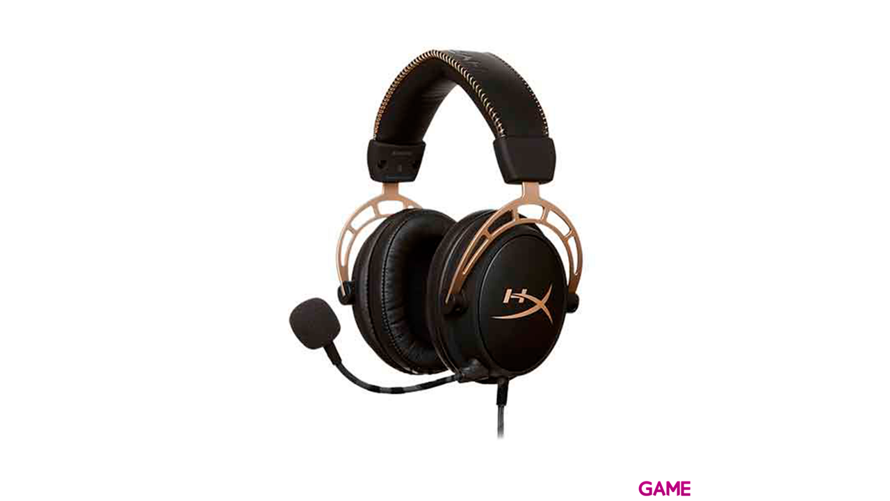 HyperX Cloud Alpha Gold Limited Edition PC-PS4-PS5-XBOX-SWITCH-MOVIL - Auriculares Gaming-0