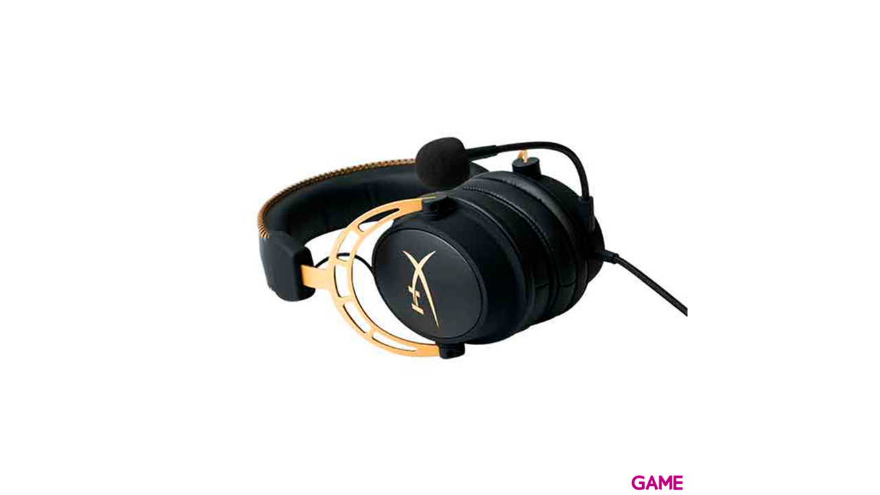 HyperX Cloud Alpha Gold Limited Edition PC-PS4-PS5-XBOX-SWITCH-MOVIL - Auriculares Gaming-2