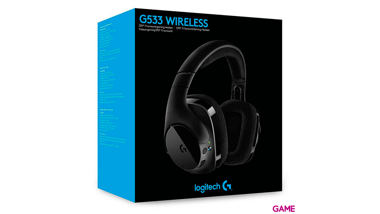 Logitech G533 Wireless 7.1 PC - Auriculares Gaming Inalámbricos-3