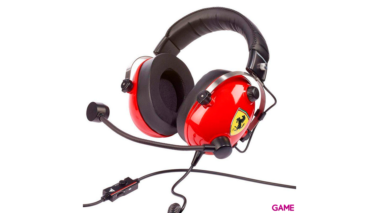 Thrustmaster T.Racing Scuderia Ferrari Ed. PC-PS4-PS5-XBOX-SWITCH-MOVIL - Auriculares Gaming-3