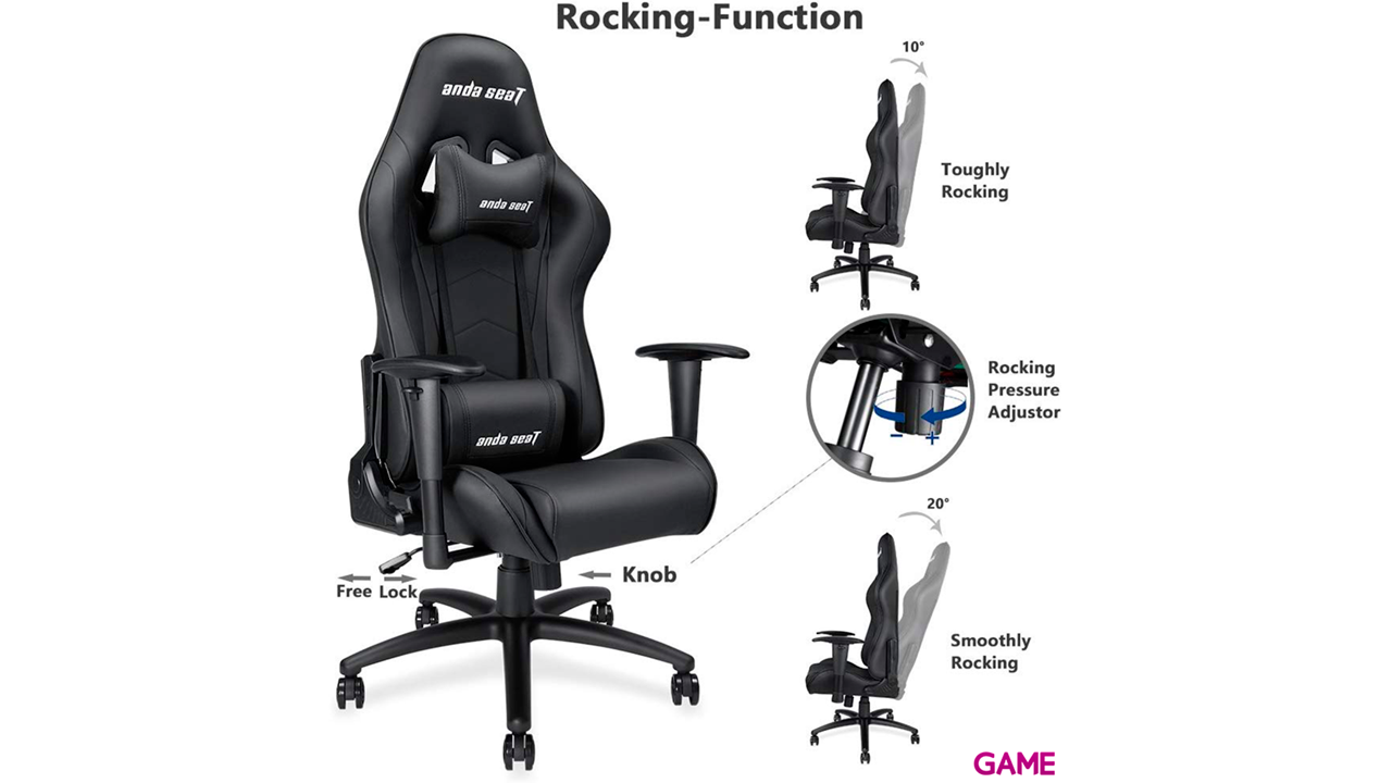 Anda Seat Axe Negro  - Silla Gaming-4
