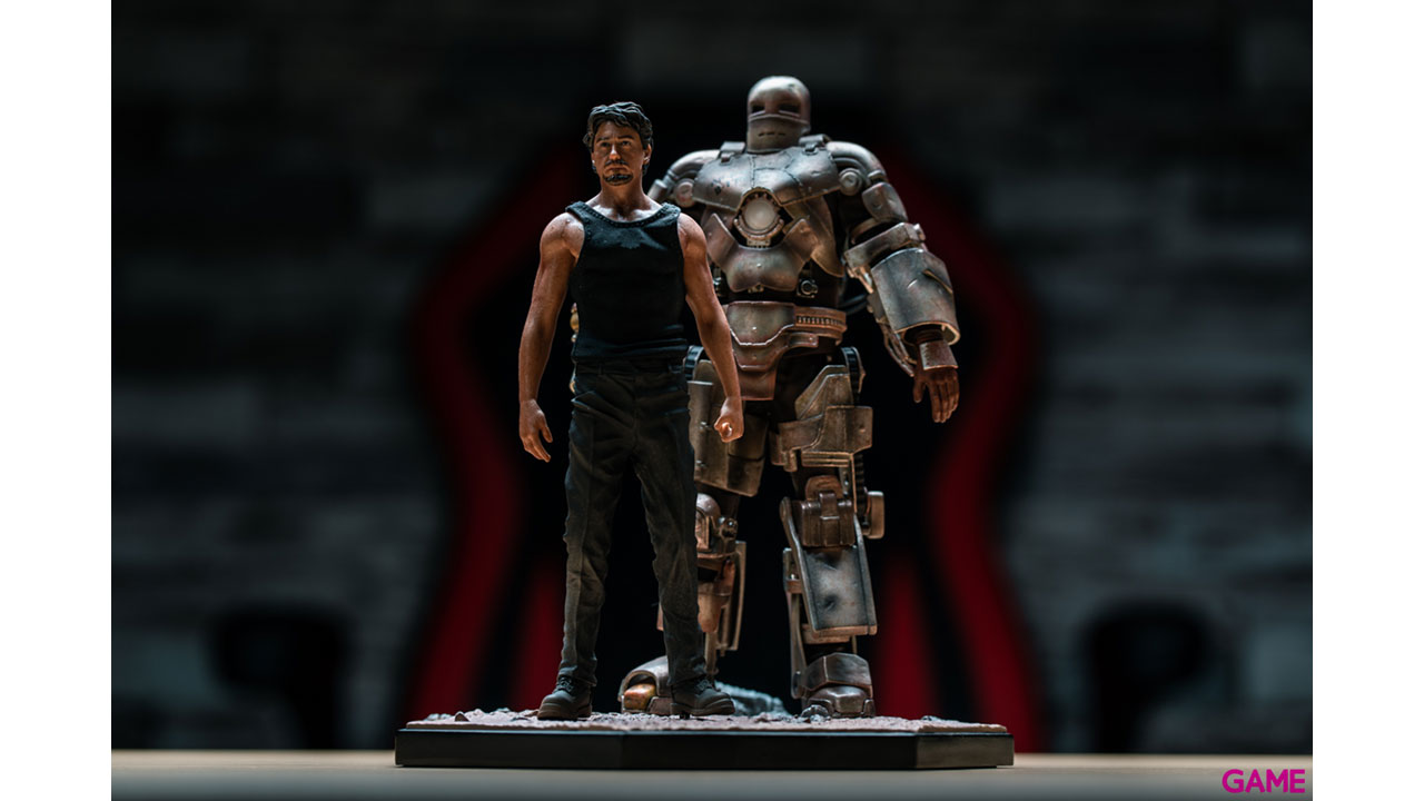Estatua Iron Studios: Tony Stark y MKI-1