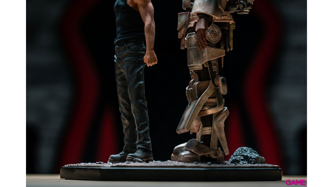 Estatua Iron Studios: Tony Stark y MKI-2