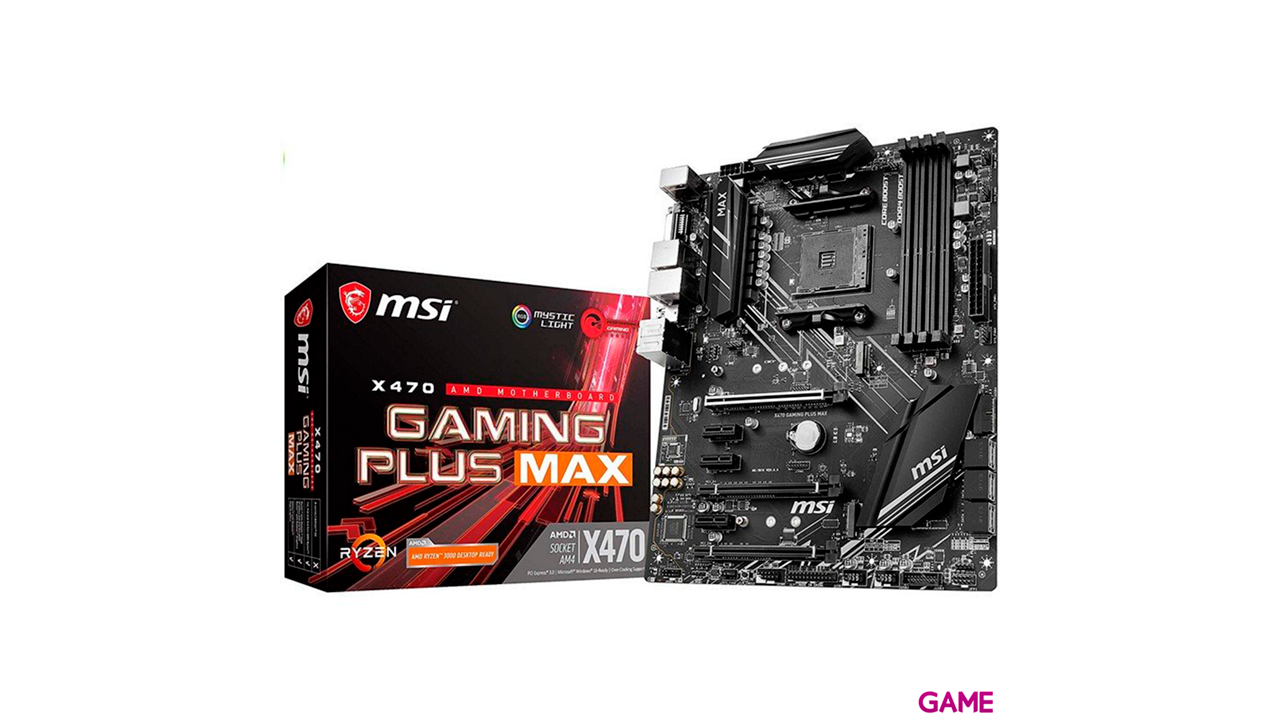 MSI X470 Gaming PLUS MAX AM4 - Placa Base-0