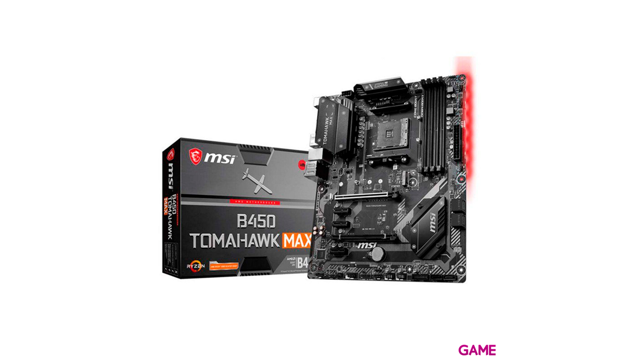 MSI B450 Tomahawk MAX AM4 - Placa Base-0