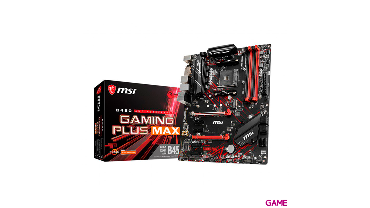 MSI B450 Gaming PLUS MAX AM4 - Placa Base-0