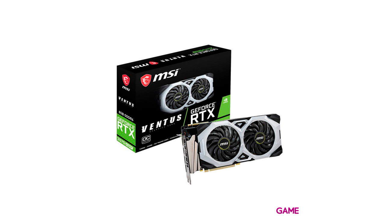 MSI GeForce RTX 2070 SUPER VENTUS OC 8GB GDDR6 - Tarjeta Gráfica Gaming-0