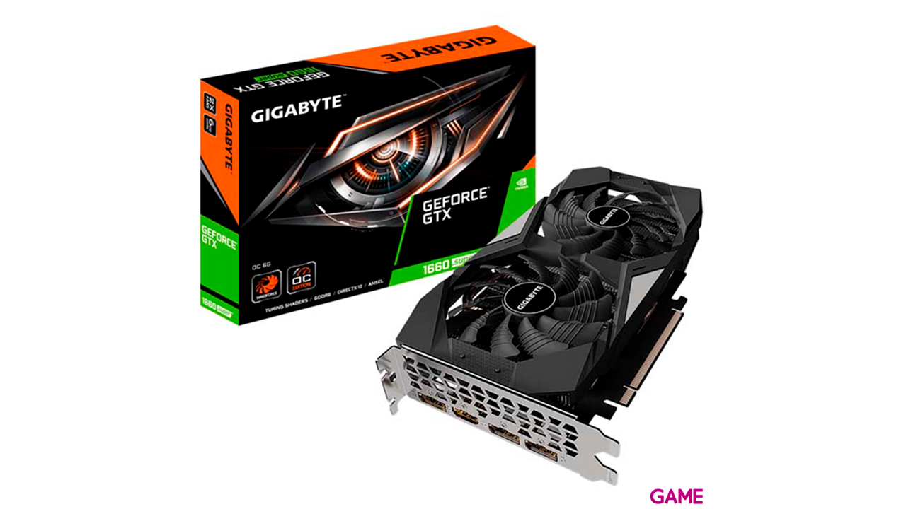GIGABYTE GeForce GTX 1660 SUPER OC 6G - Tarjeta Gráfica Gaming-0