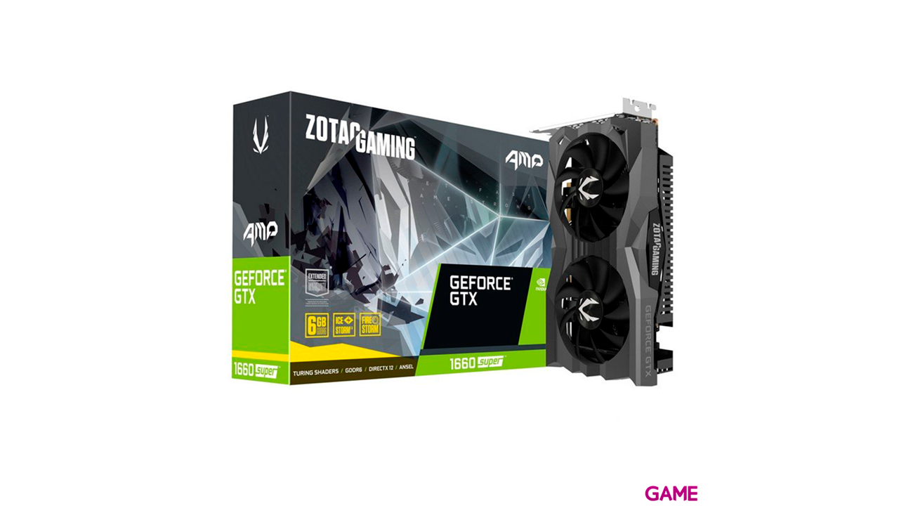 ZOTAC GeForce GTX 1660 SUPER AMP! 6G - Tarjeta Gráfica Gaming-0
